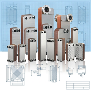 <span class=keywords><strong>Scambiatore</strong></span> di Calore <span class=keywords><strong>a</strong></span> <span class=keywords><strong>Piastre</strong></span> Saldobrasate Acqua-Acqua per Grandi Fabbriche e Officine Industriali, Facile Utilizzo, Certificato CE ISO - Product Image 1