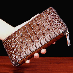 <span class=keywords><strong>Portafoglio</strong></span> Lungo in Vera Pelle di Vacchetta <span class=keywords><strong>con</strong></span> Stampa Coccodrillo per <span class=keywords><strong>Uomo</strong></span>, Borsa a Mano <span class=keywords><strong>con</strong></span> <span class=keywords><strong>Cerniera</strong></span>, Elegante Pochette <span class=keywords><strong>da</strong></span> <span class=keywords><strong>Uomo</strong></span> per Affari - Product Image 6