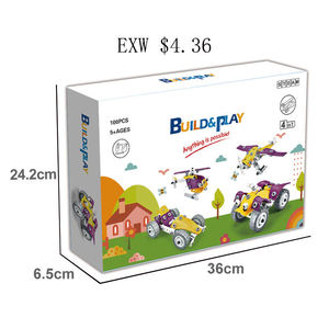 Juego de Juguetes Educativos de Construcción de Plástico para Niños, para Aprender STEM y Desarrollar la Creatividad - Product Image 5