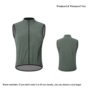 Unisex Waterproof Windproof Sunproof Custom Logo MTB Cycling Vest Lightweight Cycling Top for <b>Road</b> Bike Outdoor Commuting - Product Image 3