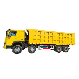 Camion à benne basculante HOWO d'occasion, diesel automatique Euro 3, 30T, camion lourd 8x4, 371, bon état - Product Image 1