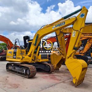 Excavatrice sur chenilles Komatsu PC130-7 PC130-8 PC130-8mo d'occasion à bas prix, PC120 PC110 PC160 PC200, vente de pelle, moteur principal - Product Image 2