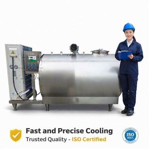 Tanque de Almacenamiento de Helado de Acero Inoxidable de 300 Litros, Tanque de Enfriamiento para Leche Fresca - Product Image 6