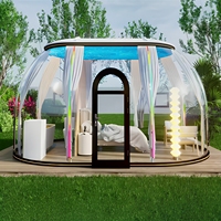 Maison dôme à succès, maison dôme personnalisée, tente extérieure en PC transparente, maison bulle étoilée