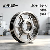 Heißer Verkauf: SPB Gusseisen-Keilriemenscheibe mit konischer Buchse für landwirtschaftliche Erntemaschinen, Traktoren und Baumaschinen