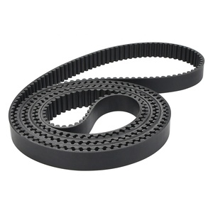Transmisión industrial de alta resistencia, transmisión dentada curvada, HTD, 14M, correa dentada de PU negra, correa síncrona - Product Image 6