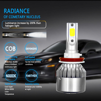 Nouveau Design OEM 6000K H11 C6 ampoule de phares à Led pour système d'éclairage automatique