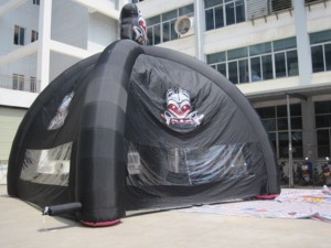 Inflatable BC Bike Camping Tent Digital Printing 12ft Dimensions Electric Air <b>Pump</b> Waterproof Windproof Custom Logo Advertising - Product Image 2