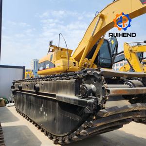 Escavatore Anfibio Usato Caterpillar CAT 320CL 320 ad Alte Prestazioni con Braccio Esteso da 18m per Palude, Mezzo Pesante - Product Image 2