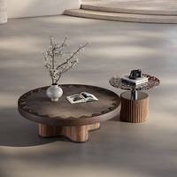 Table basse contemporaine combinée extensible à hauteur réglable, montage facile, légère, décorative, meubles de salon
