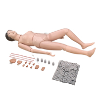 Maniquí de PVC Multifuncional para Entrenamiento Escolar, Modelo Anatómico para Cuidado del Paciente y Enfermería