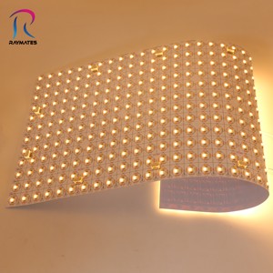 Nuovo foglio di pannello LED CCT sintonizzabile DC24V flessibile LED foglio tagliabile dimmerabile per marmo controsoffitto