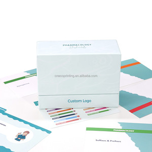 Conception personnalisée Impression Guide d'étude Point de connaissance Pharmacologie infirmière Médicament <span class=keywords><strong>Flashcards</strong></span> avec carte <span class=keywords><strong>à</strong></span> onglet - Product Image 3