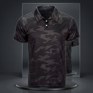 Hot Selling Short Sleeved T-<b>shirt</b> Summer Classic Solid Color Lapel Breathable <b>Half</b> Sleeve Casual Men's Polo <b>Shirt</b> - Product Image 2