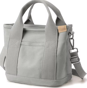 Bolsa de lona gruesa, bolso de mano, bolso cruzado, bolso práctico, para compras, ocio - Product Image 3