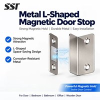 Loquet magnétique pour porte coulissante en métal SSR, adhésif puissant, design moderne, cuisine, salon, salle de bain, installation facile