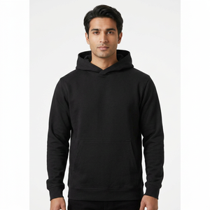 Vente en gros de sweats à capuche pour hommes, style streetwear, personnalisables, oversize, unis, pour l'hiver - Product Image 1