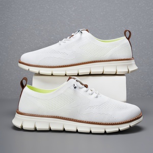 Chaussures de course légères de luxe pour hommes, style décontracté et sportif, à lacets, respirantes, avec tige en maille et semelle extérieure en EVA - Product Image 1