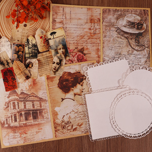 JAI IMAN 22 papiers 36 autocollants Vintage Victoria bricolage creux texturé décoration papier Scrapbook Kit pour éphémères - Product Image 3