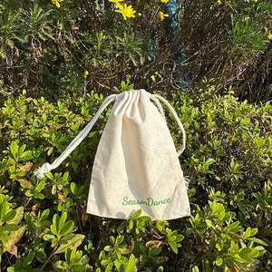 Top Quality Custom Logo <b>Pouch</b> Screen Printed Organic Cotton <b>Drawstring</b> <b>Pouch</b> Canvas Dust Bag - Product Image 2
