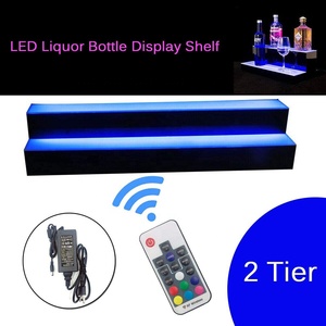 Kệ Trưng Bày Led Chai Rượu 2 Tầng Kệ Chiếu Sáng Thương Mại Đồ Uống Quán Bar Gia Đình Có Điều Khiển Từ Xa - Product Image 3