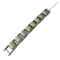 Chaîne de serrage pour sangle de main courante, Groupe de 8 roues, Dispositif de tensionnement pour monte-escalier, Roue de tensionnement pour sangle de main courante, Roue de serrage