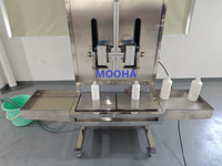 Machine de remplissage pondéral de 1 kg pour encre pigmentée, jus de fruits, huile de cuisson, lait et eau en bouteilles de 5 L