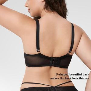 Kadınlar için seksi Minimizer dantel sutyen ince etkisi tam kapsama ince yastıklı sutyen meme şekillendirici artı boyutu iç çamaşırı ile kızlar için - Product Image 2