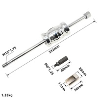Herramienta de Extracción de Inyectores de Combustible Diésel HTL, Extractor de Martillo Deslizante para Motor Ford 1.5