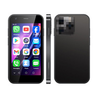 Smartphone Android 9 Mini XS15 3 pouces HD à écran tactile, 2 Go de RAM et 16 Go de ROM, téléphone portable 3G pas cher