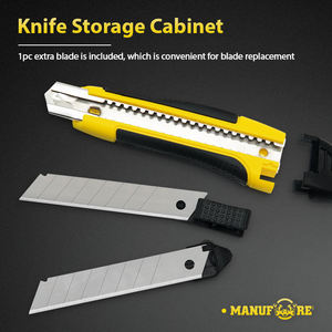 18 مللي متر 60 # شفرة الكربون الصلب سكين القاطع خلفيات المفاجئة قبالة سكين ستانلي المفاجئة قبالة سكّين متعدّد الاستخدامات - Product Image 4