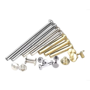 Tornillo de Chicago Personalizado Acero inoxidable Latón Tornillo de Chicago Poste de encuadernación Tornillo macho y hembra - Product Image 3