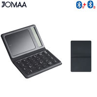 Kalkulator DF003C 3 in 1 dengan Keypad Numerik, Touchpad, Keyboard Mini Plastik Portabel USB 3.0 Nirkabel untuk Akuntansi
