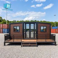 Maison conteneur pratique à double aile, moderne, préfabriquée, modulaire, de 30 pieds, pour bureau