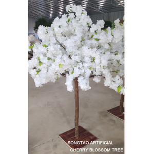 Trung Tâm Đám Cưới Trong Nhà Phong Cách Nhật Bản 1M Trang Trí Cây Hoa Anh Đào Trắng Nhân Tạo Hoa Anh Đào - Product Image 4