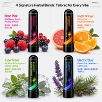 Inhalateur d'aromathérapie nasal en stick, tube portable mince, parfum stimulant pour les chauffeurs de camion et les travailleurs de nuit, commande en gros
