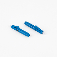 Cable óptico Tipo 44mm telecomunicaciones LC SM FTTH fibra óptica montaje rápido SM/APC LC/APC fibra óptica conector rápido