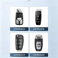 Personalización de Fundas para Llaves de Audi A4-A8 para Reequipamiento/Actualización, Opción Graffiti con Imágenes Personalizadas a Mano