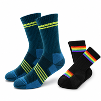 Chaussettes de randonnée en laine mérinos personnalisées, légères et rembourrées, pour la randonnée en montagne, les sports de montagne et la marche sur sentier