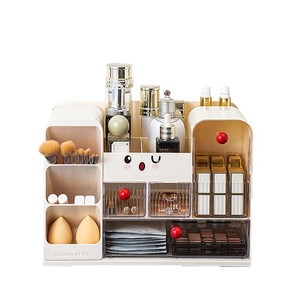 Cosmetic Storage Box Large Capacity Multifunctional Divided Shelf With Drawers For <b>Dressing</b> <b>Table</b> <b>Makeup</b> Organizers - Product Image 3