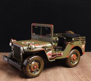 Coches de juguete de Metal hechos a mano, camiones verdes, coches de juguete de hierro - Product Image 6
