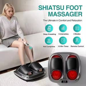 Máquina de masaje de trabajo de pie profundo con presión de aire calentada eléctrica, zapatos de rodillo, aumenta la sangre, masajeador de pies multifunción - Product Image 2