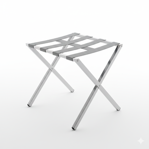 Portaequipajes Plegable Resistente y Duradero con Marco Metálico, Soporte de Almacenamiento, Origen EE. UU., para Uso en Habitaciones de Hotel - Product Image 2