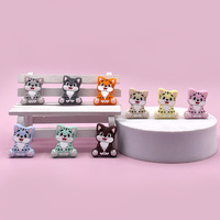 Perles de bijoux de dentition pour bébé, bricolage, dessin animé, breloques, perles en silicone, vente en gros