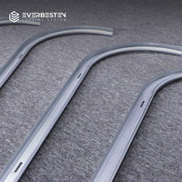 Rail de porte de garage en acier galvanisé de haute qualité et durable avec installation par vis, résistant à la rouille, pour porte sectionnelle