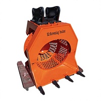 Godet de criblage rotatif robuste SLN pour excavatrice, pour la classification des débris, des déchets, du terreau et du gravier, pour excavatrices de 5-6 tonnes