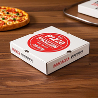 Boîtes d'emballage en carton ondulé personnalisées pour petites entreprises avec logo Boîtes à pizza en relief