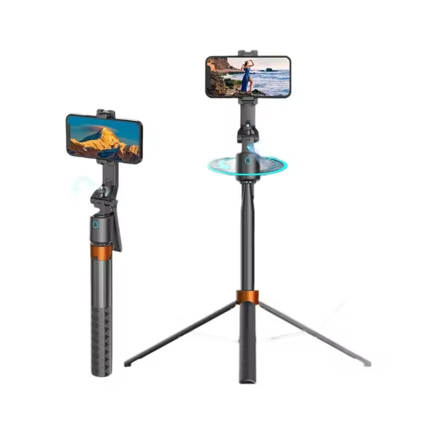 Smart Auto Face Tracking Tripod 360° Rotating Camera Mount Phone Holder for Live Streaming Vlogging Video Recording