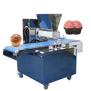 Mesin pengisi cangkir teh biskuit otomatis, mesin pembuat spon untuk roti
