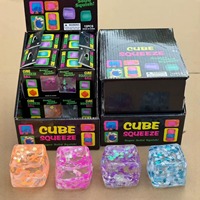 Jouet promotionnel cube de neige 5,5 cm, jouet anti-stress en viscose, pendentif pour garçons et filles, jouet tendance, cadeau